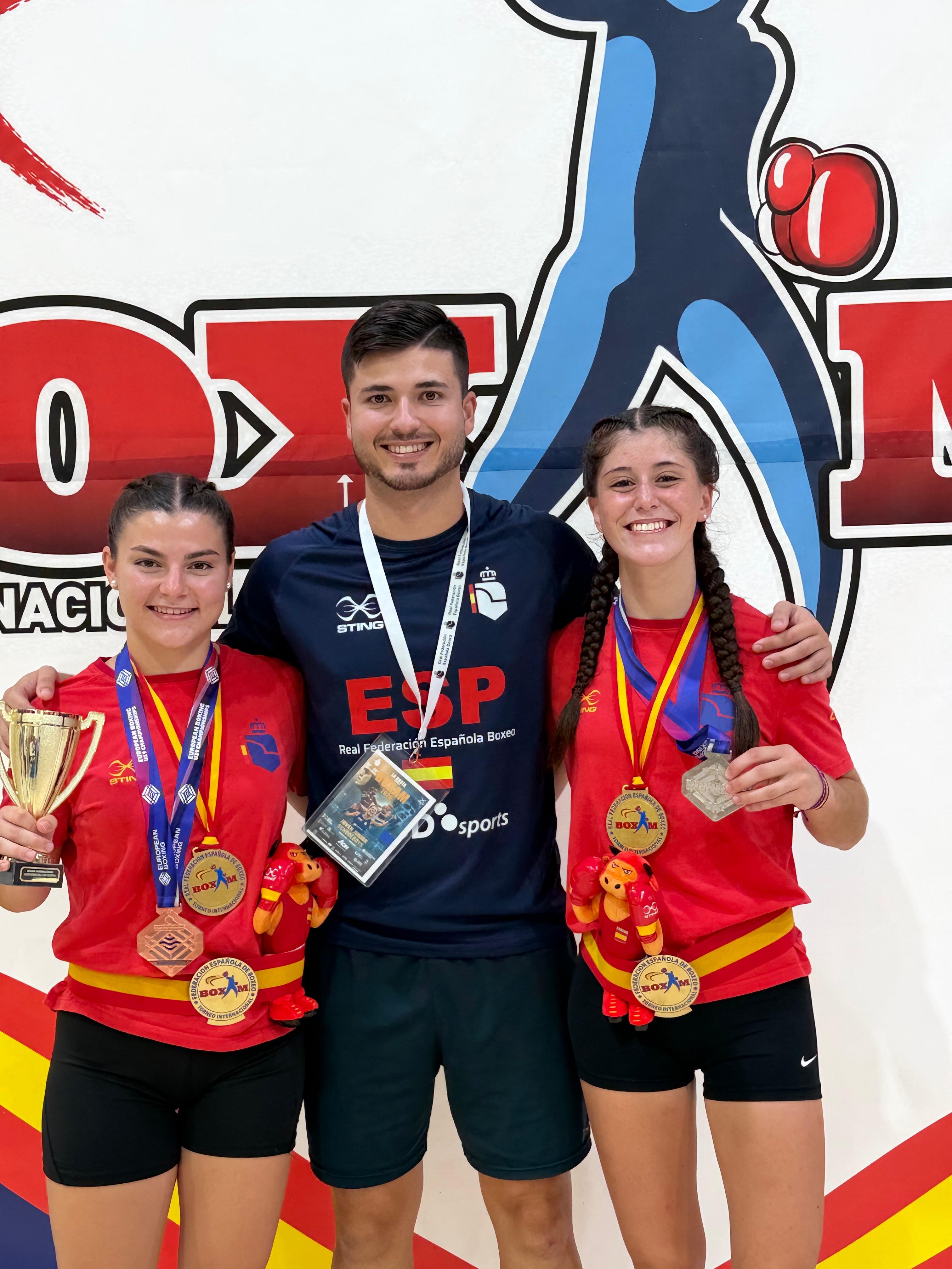 Boxeadoras medallistas en el Campeonato de Europa Sub-19